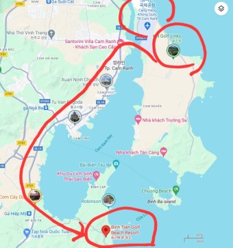 베트남 골프장 아나라 빈티엔cc anara binh tien golf club 아웃코스소개 라운딩후기