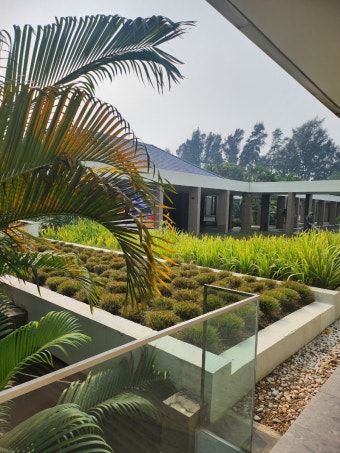 하노이 Van Tri Golf Club에 있는 Lang Restaurant.