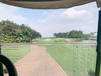 [베트남 /하노이 골프장] 하노이 최고급 골프장 "Vantri golf clib (번찌cc)" 양탄자를 깔아놓고 공치는 기분! 골프여행 (20.01월 여행)